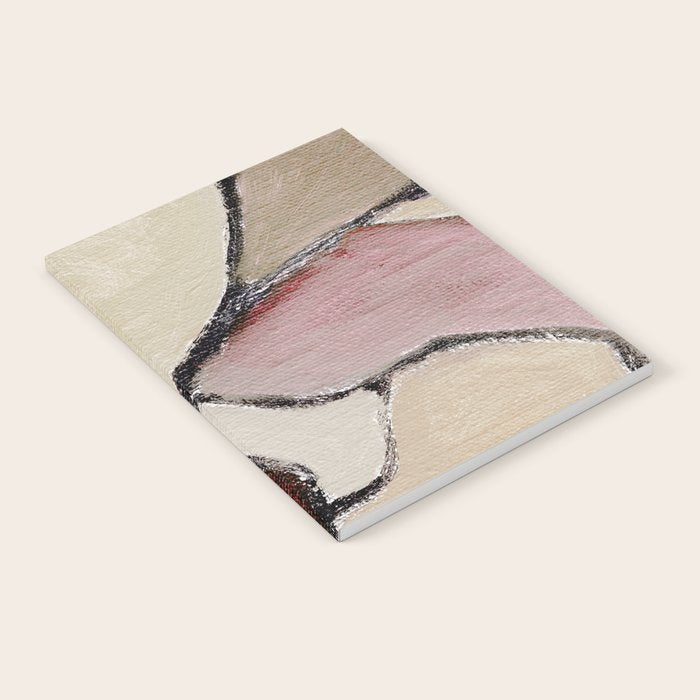 Abstract Oil Painting Maroon Mauve Taupe 2c34 Notebook Gallery Image 2