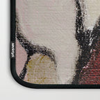 Abstract Oil Painting Maroon Mauve Taupe 2c34 Laptop Sleeve Gallery Image 3