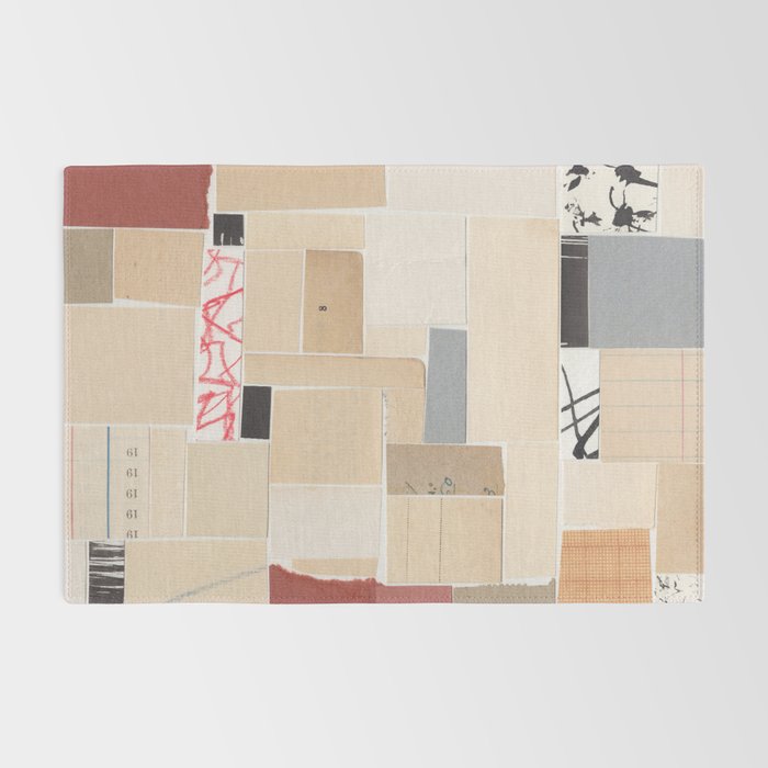 Plan B / Mixed Media Collage Rug Gallery Image 2
