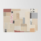Plan B / Mixed Media Collage Rug Gallery Image 2