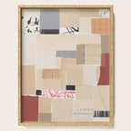 Plan B / Mixed Media Collage Serving Tray Gallery Image 1