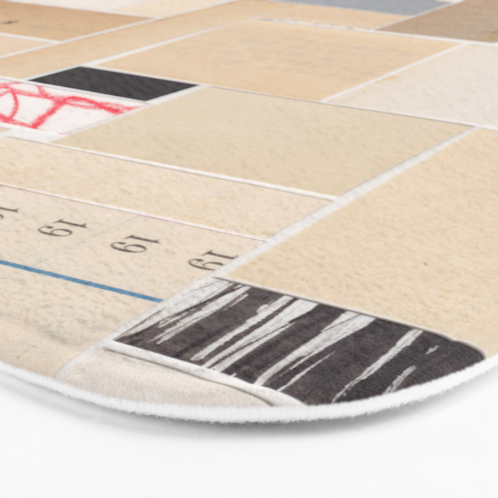 Plan B / Mixed Media Collage Bath Mat Gallery Image 3