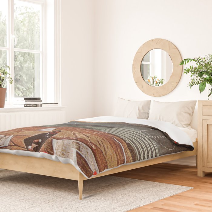 Tracing your Steps Duvet Cover Gallery Image 2