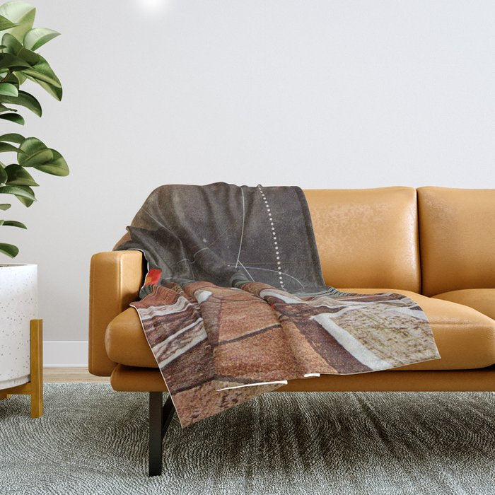 Tracing your Steps Throw Blanket Gallery Image 1
