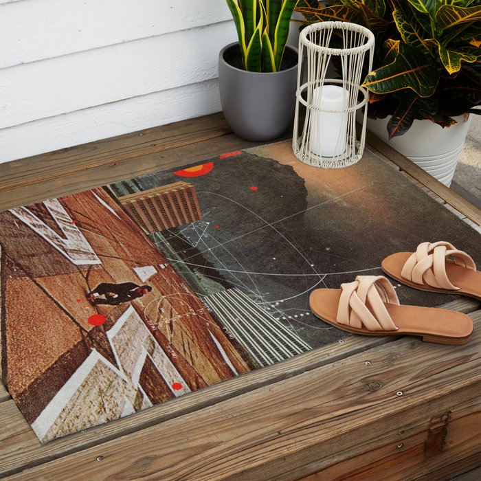 Tracing your Steps Outdoor Rug Gallery Image 2