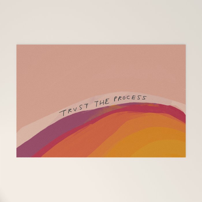 Trust The Process Welcome Mat Gallery Image 1