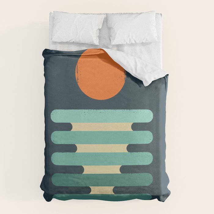 Minimalist ocean Duvet Cover Gallery Image 6