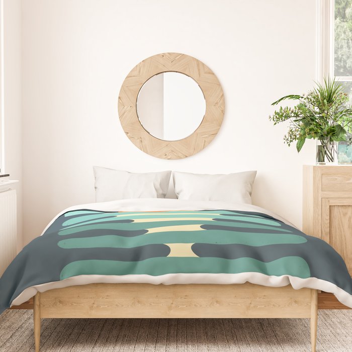 Minimalist ocean Duvet Cover Gallery Image 3