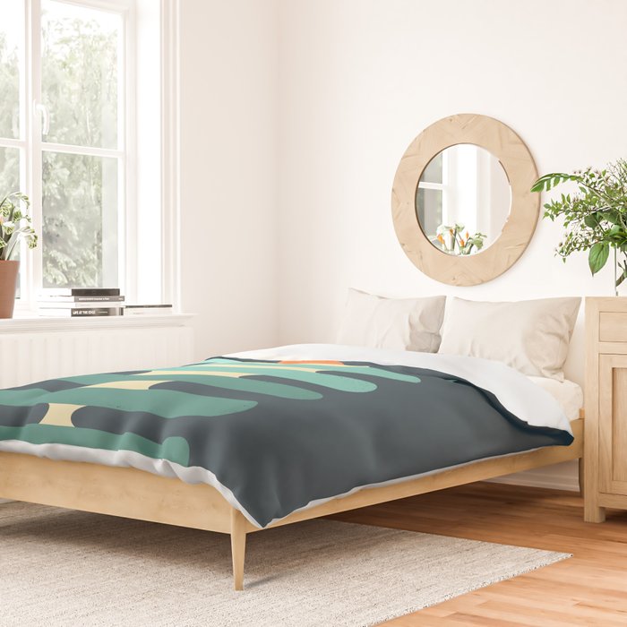 Minimalist ocean Duvet Cover Gallery Image 2
