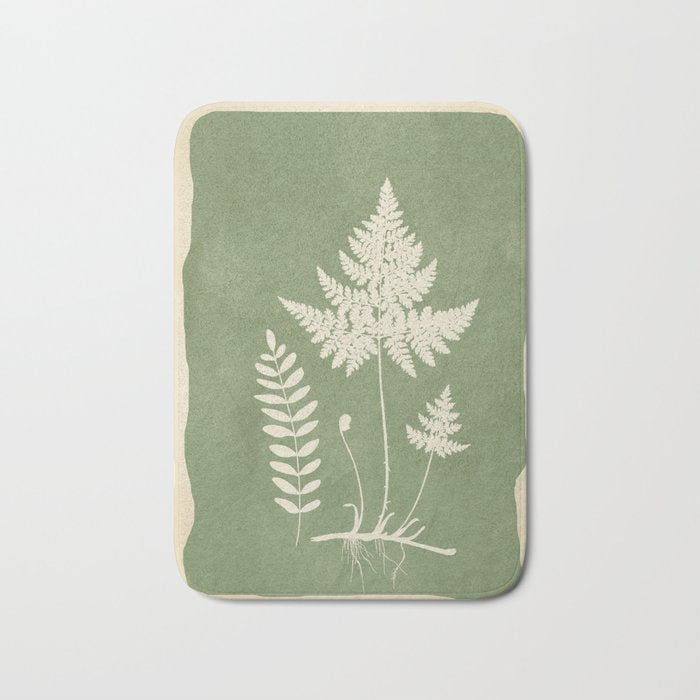 Leaf Design 16 Bath Mat Gallery Image 1