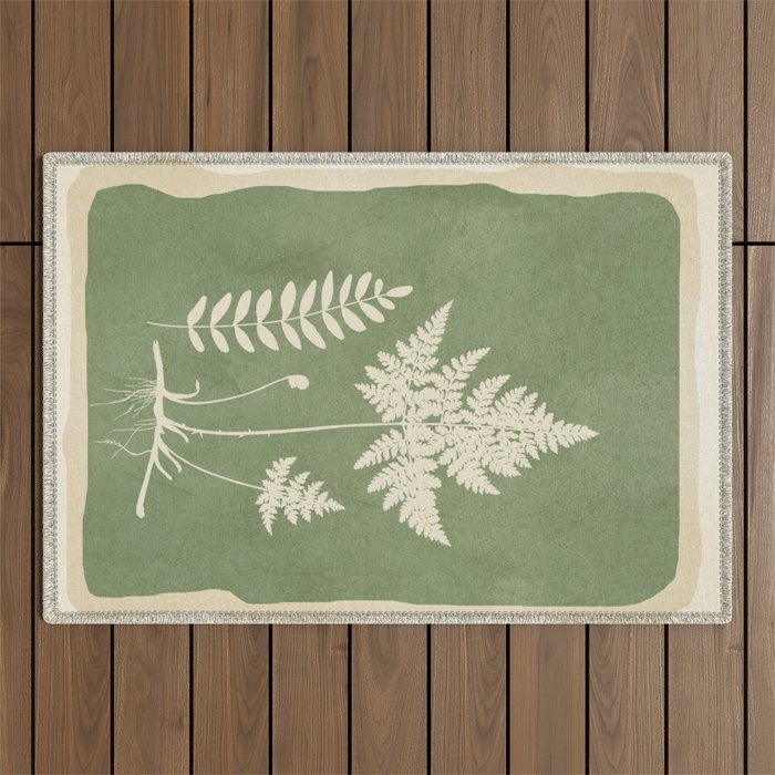 Leaf Design 16 Outdoor Rug Gallery Image 1
