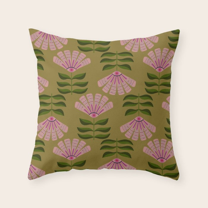 Gloriosa Daisy - eye flower Throw Pillow Gallery Image 1