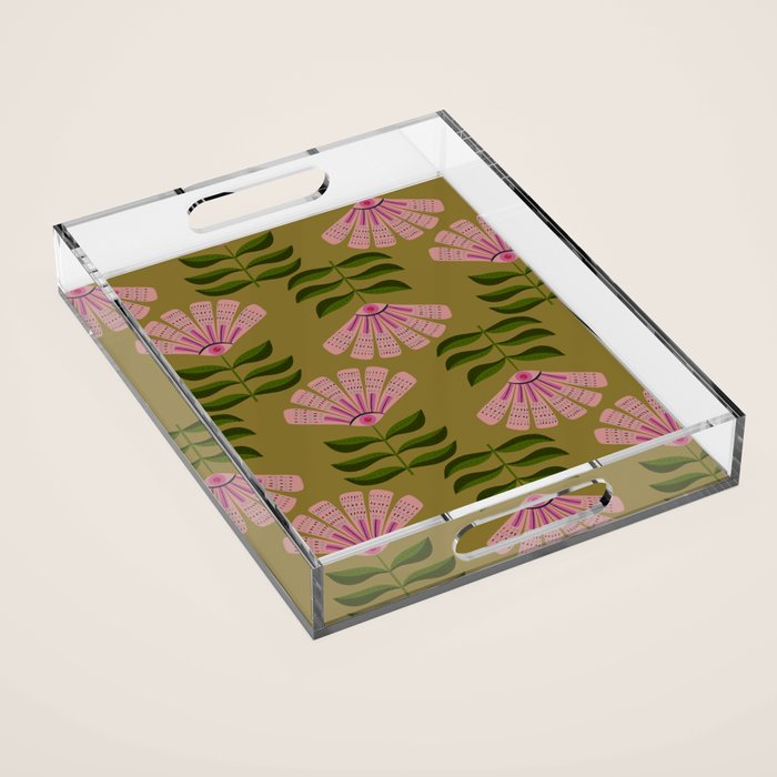 Gloriosa Daisy - eye flower Acrylic Tray Gallery Image 1