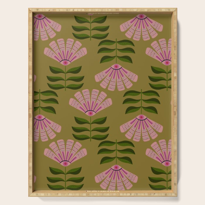 Gloriosa Daisy - eye flower Serving Tray Gallery Image 1