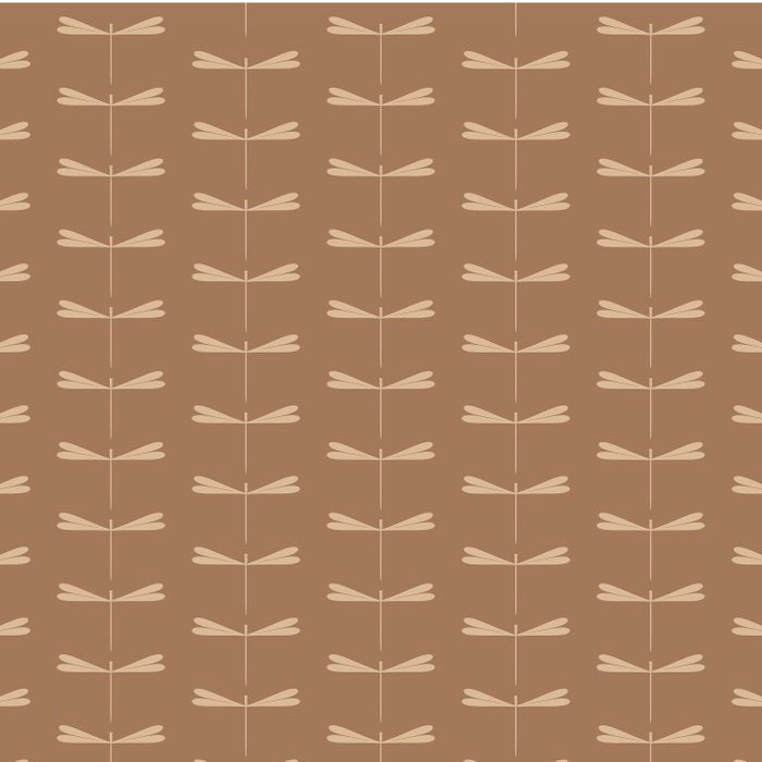 Dragonfly Pattern XI Earthy Beige Coffee Mug Gallery Image 2