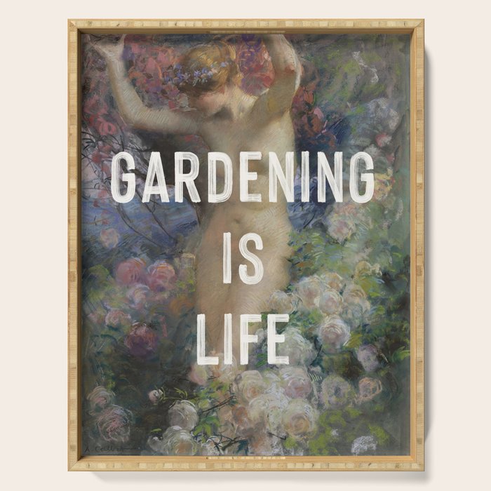 Gardening is Life Serving Tray Gallery Image 1