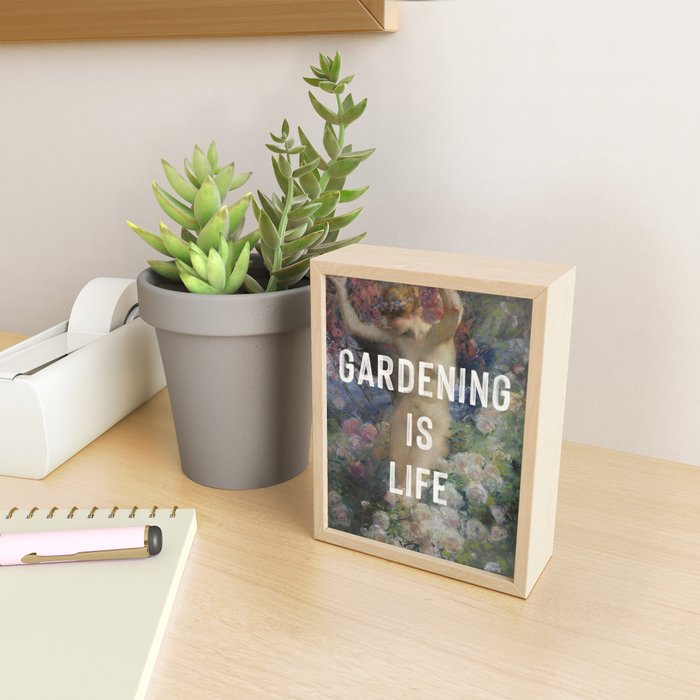Gardening is Life Mini Art Print Gallery Image 2