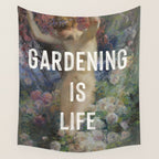 Gardening is Life Wall Tapestry Gallery Image 4