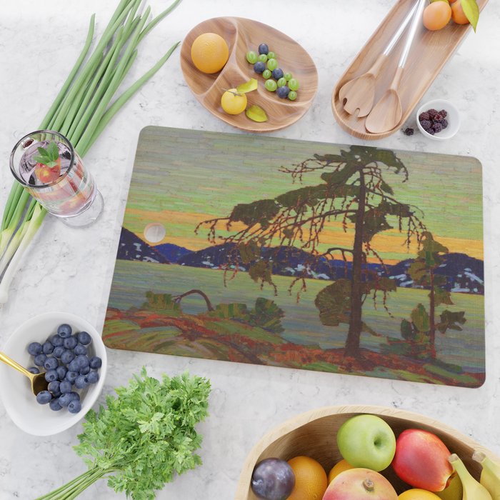Tom Thomson The Jack Pine 1916-1917 Canadian Landscape Artist Cutting Board Gallery Image 2