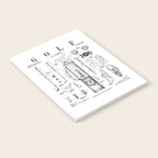 Golf Club Golfer Old Vintage Patent Drawing Print Notebook Gallery Image 2