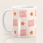 Old West: Howdy Pardner (bright pink and orange saloon style letters) Coffee Mug Gallery Image 3