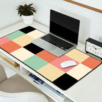 Bold Retro Checks Pattern - Large XXXIV Desk Mat Gallery Image 2