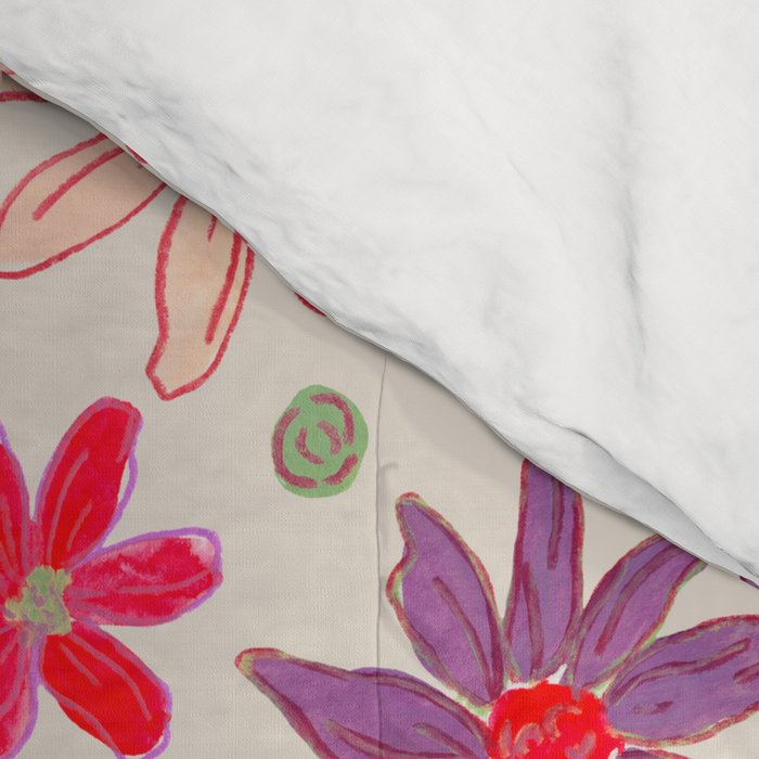 Retro Daisies & Dots Comforter Gallery Image 4