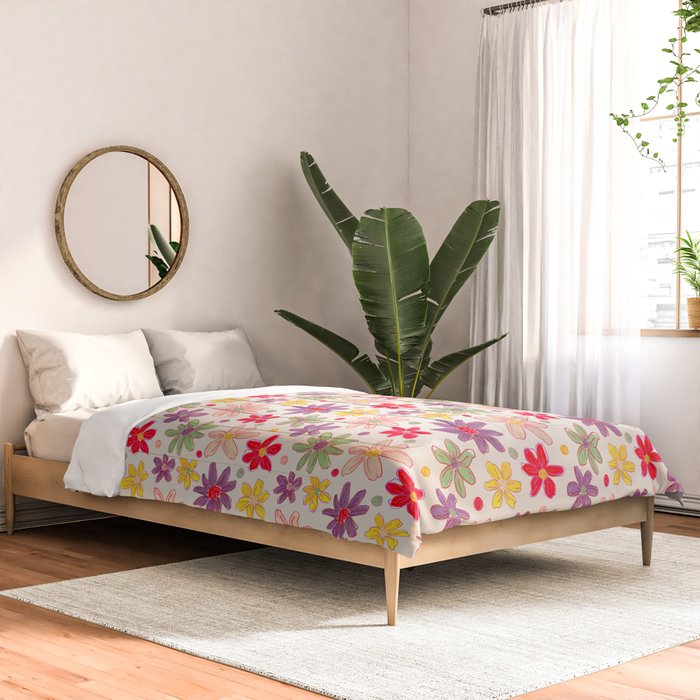 Retro Daisies & Dots Comforter Gallery Image 2