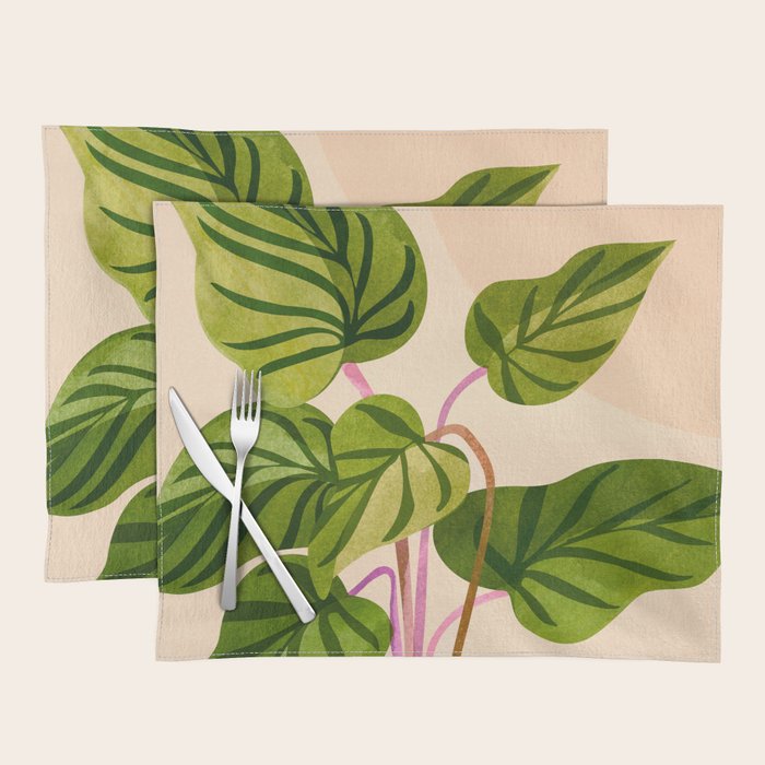 Thriving In The Sun - Cute Botanical Painting Placemat Gallery Image 1