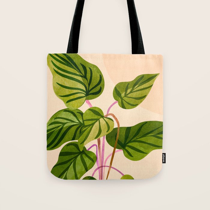 Thriving In The Sun - Cute Botanical Painting Tote Bag Gallery Image 1