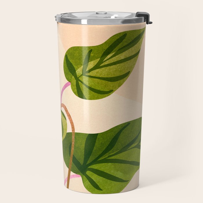Thriving In The Sun - Cute Botanical Painting Travel Mug Gallery Image 2