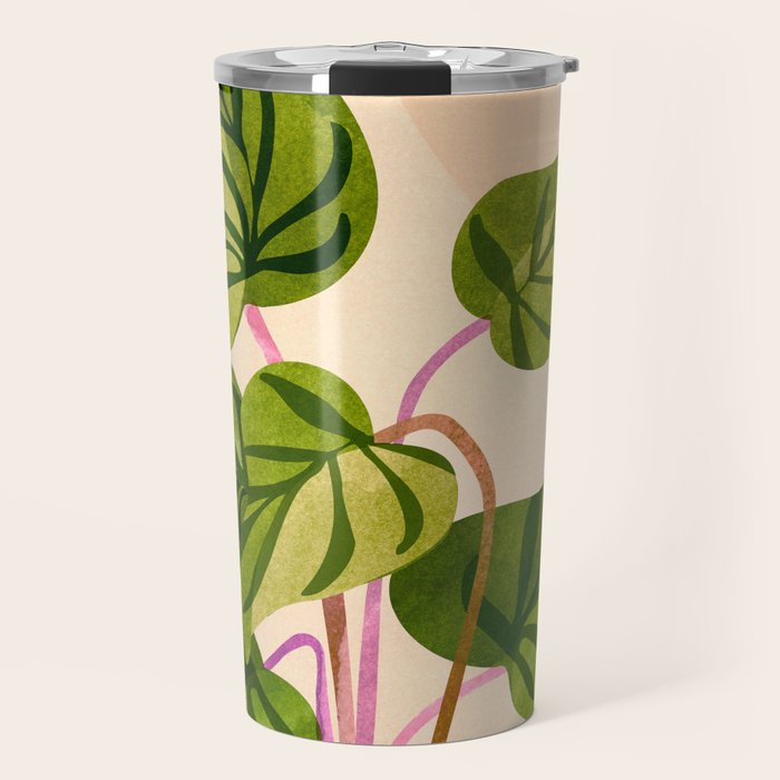 Thriving In The Sun - Cute Botanical Painting Travel Mug Gallery Image 1
