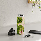 Thriving In The Sun - Cute Botanical Painting Water Bottle Gallery Image 4