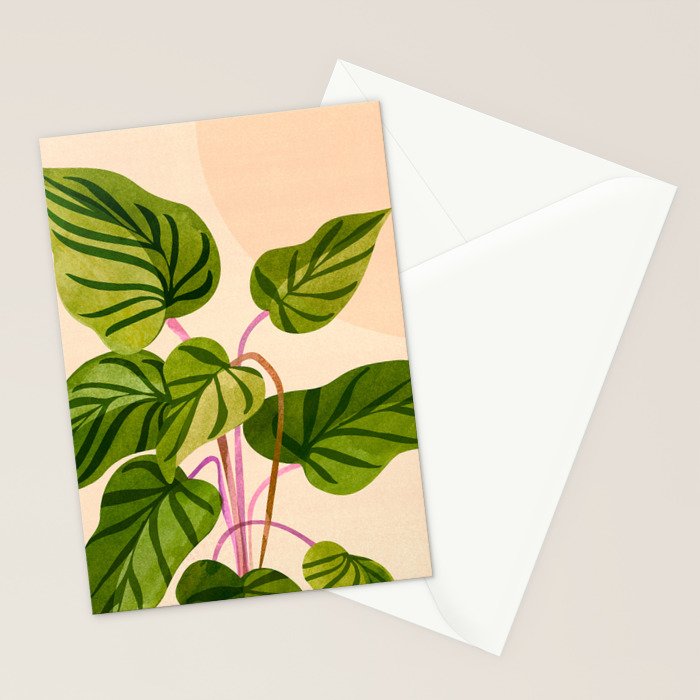 Thriving In The Sun - Cute Botanical Painting Stationery Card Gallery Image 2