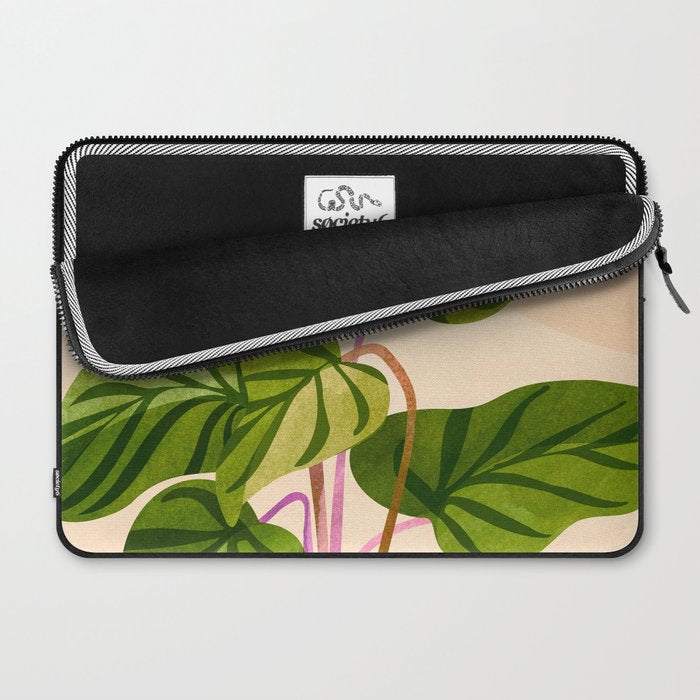Thriving In The Sun - Cute Botanical Painting Laptop Sleeve Gallery Image 2