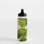Thriving In The Sun - Cute Botanical Painting Water Bottle Gallery Image 3