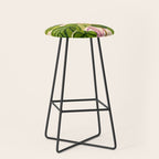Thriving In The Sun - Cute Botanical Painting Stool Gallery Image 1