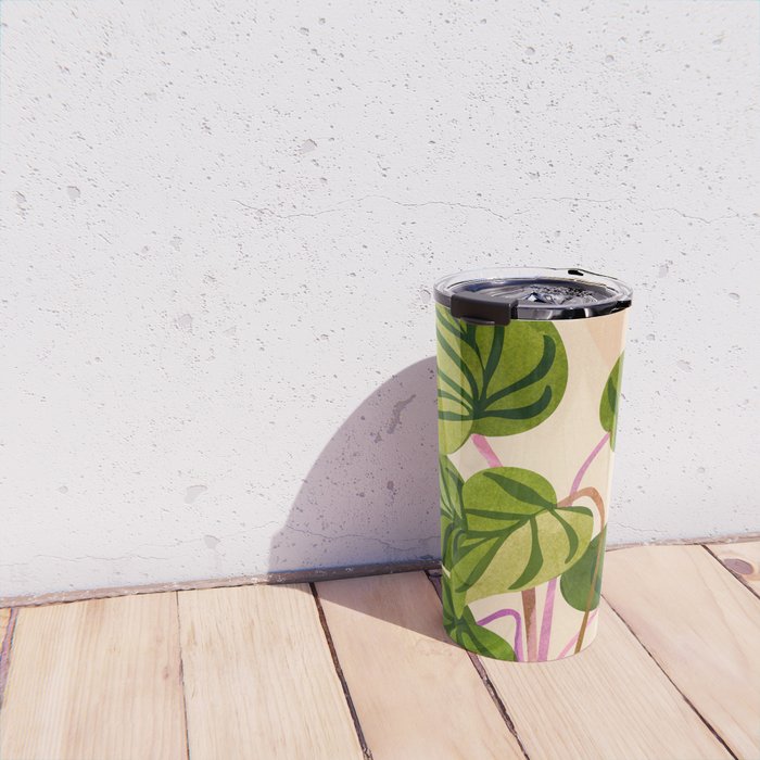Thriving In The Sun - Cute Botanical Painting Travel Mug Gallery Image 4