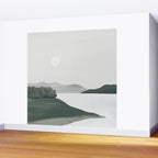 Minimalist Landscape Wall Mural Gallery Image 2
