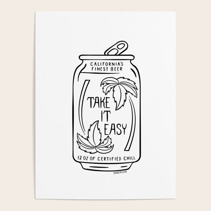 TAKE IT EASY BEER Poster Gallery Image 4
