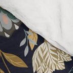 William Morris Inspired Butterfly Pattern - Midnight Garden Comforter Gallery Image 4
