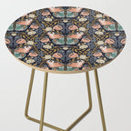 William Morris Inspired Butterfly Pattern - Midnight Garden Side Table Gallery Image 2