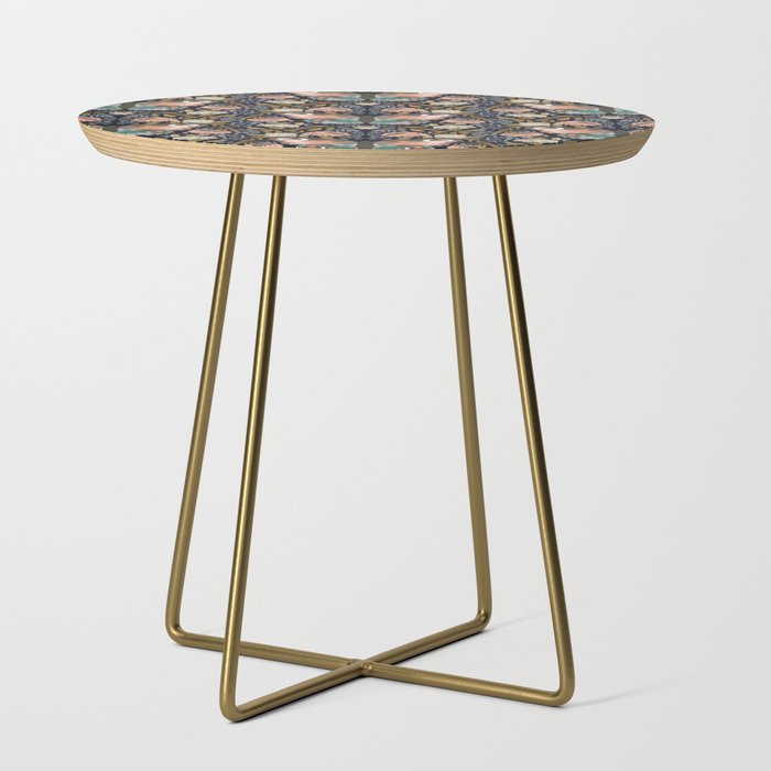 William Morris Inspired Butterfly Pattern - Midnight Garden Side Table Gallery Image 1