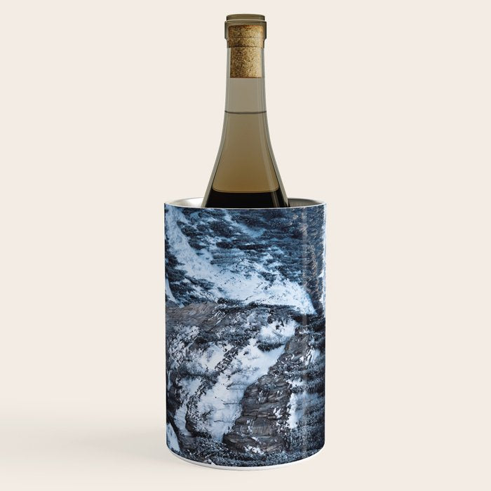 Snowy Mountain Landscape Wine Chiller Gallery Image 2