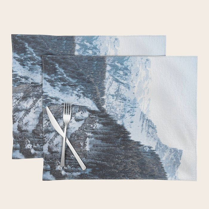 Snowy Mountain Landscape Placemat Gallery Image 1