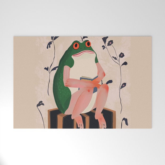 The Bookish Frog Welcome Mat Gallery Image 1