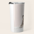 Baby Donkey in a Bathtub, Donkey Taking a Bath, Donkey Bathing, Bathtub Animal Art Print By Synplus Travel Mug Gallery Image 3