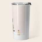 Baby Donkey in a Bathtub, Donkey Taking a Bath, Donkey Bathing, Bathtub Animal Art Print By Synplus Travel Mug Gallery Image 2