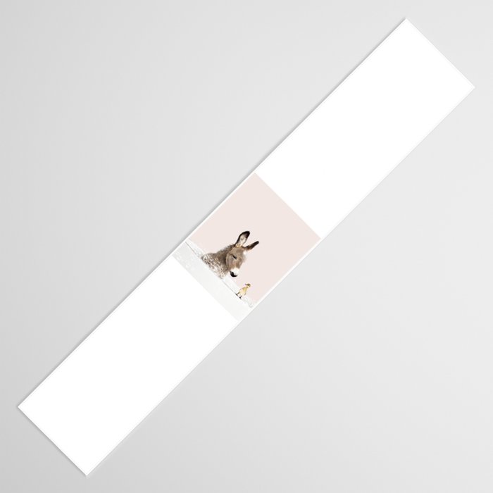 Baby Donkey in a Bathtub, Donkey Taking a Bath, Donkey Bathing, Bathtub Animal Art Print By Synplus Table Runner Gallery Image 3
