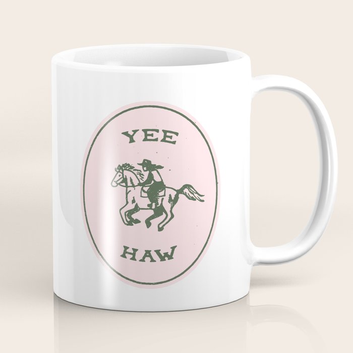 Yee Haw in Pink Coffee Mug Gallery Image 1